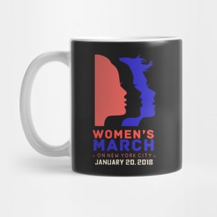 women's march new york city Mug